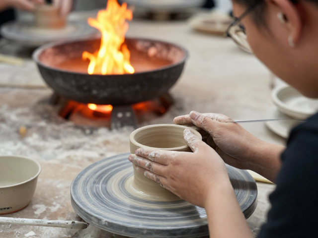 企业团建陶艺体验，亲手制作施釉釉烧成品，打造独特手作回忆
