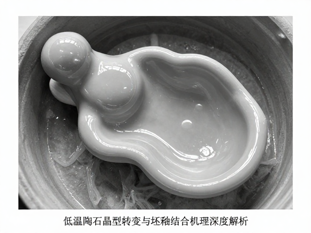 低温陶石英晶型转变与坯釉结合机理深度解析