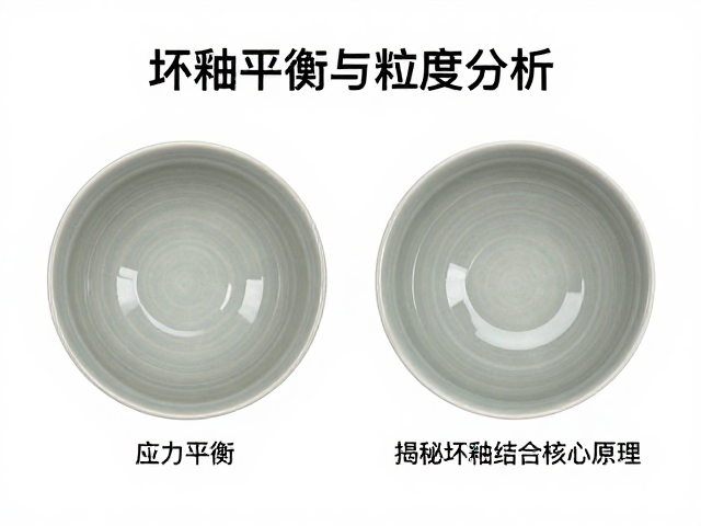 坯釉应力平衡与粒度分析，揭秘坯釉结合核心原理