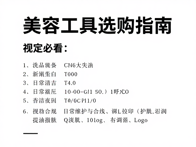 洗护清洁规范：日常维护与卫生控制