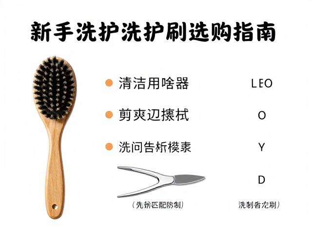 新手洗护刷选购指南，清洁皮肤用啥刷？剪刀擦拭去污全解析