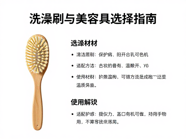 新手必看，洗澡刷与美容工具选用指南及使用规范