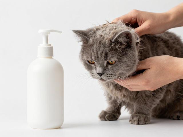 猫类护理,宠物专用沐浴露如何改善毛发干涩打结