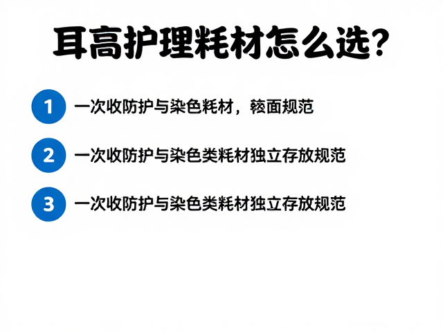 染色类耗材的独立存放规范与环境控制