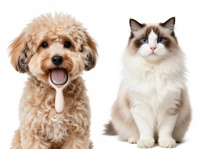 长毛犬猫的针梳应对策略