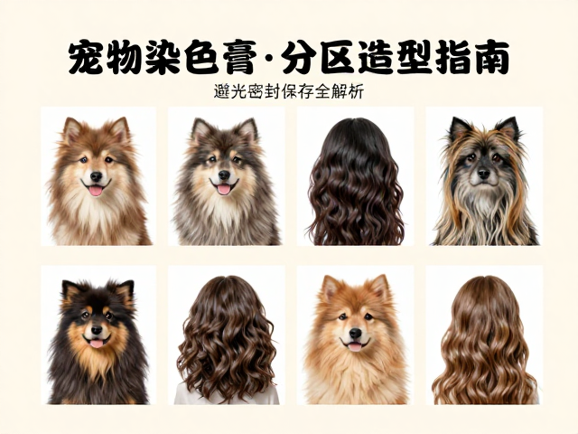 基于毛色与体型特征的分区造型逻辑
