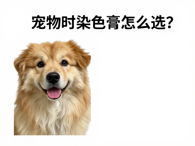宠物临时染色膏怎么选?吹干梳顺全攻略,快速上色不伤毛