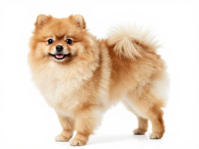 博美犬毛发特性与底色预处理逻辑