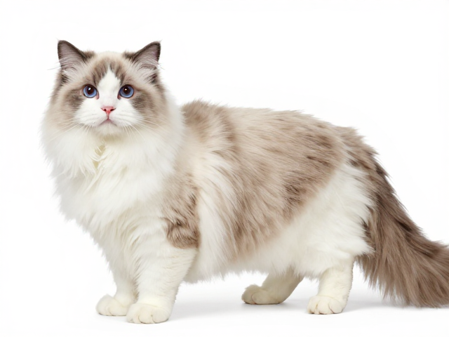 长毛猫通体均匀上色手法