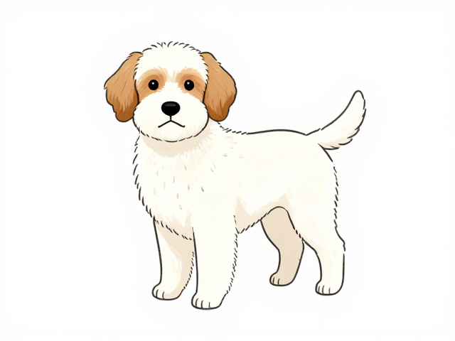中型犬胸前毛发怎么剪？简约线条手绘染色造型教程
