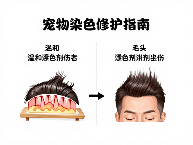 宠物染后修护指南,温和漂色剂护理与药浴科普