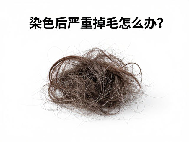 染色后严重掉毛怎么办?即时固色与居家护理全攻略