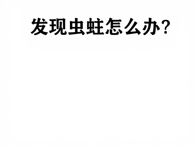 发现虫蛀怎么办？定期查虫孔，有效防虫措施全攻略