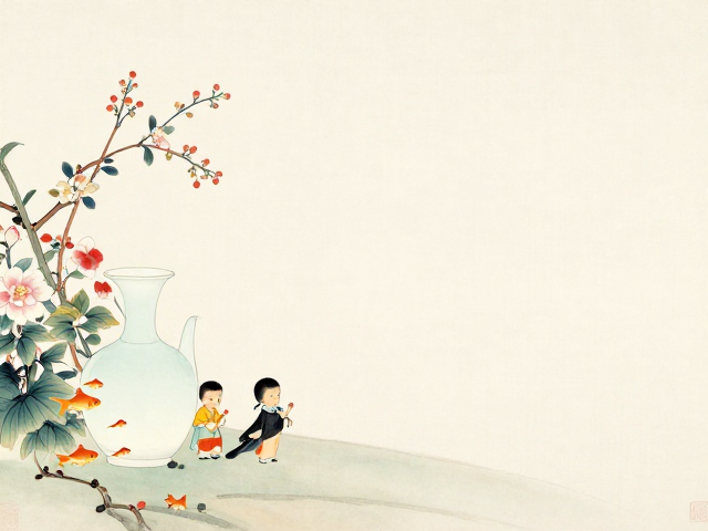 花鸟鱼虫里的童子雅趣，层层递进读懂东方生活美学