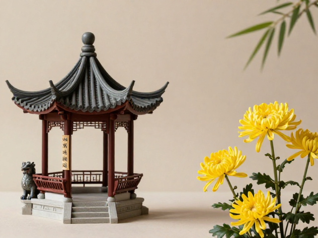 梅兰竹菊配瑞兽亭台,新中式家居设计灵感与风水寓意解析