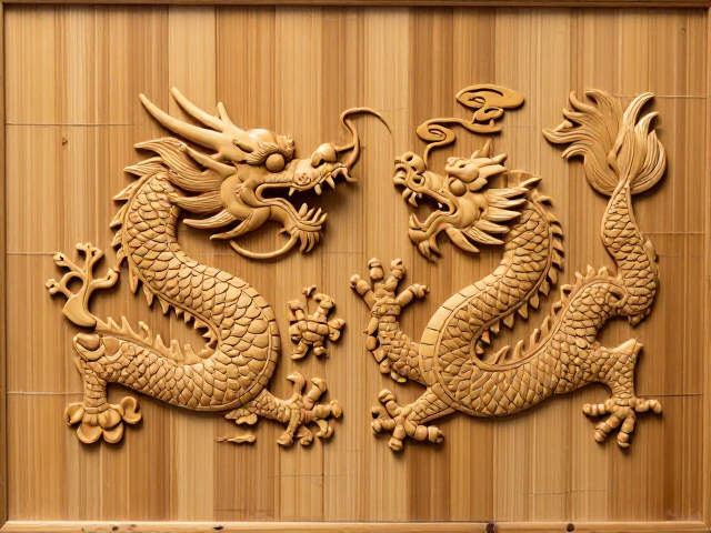 江南文人竹刻里的龙凤呈祥，溯源历史典故与匠心传承