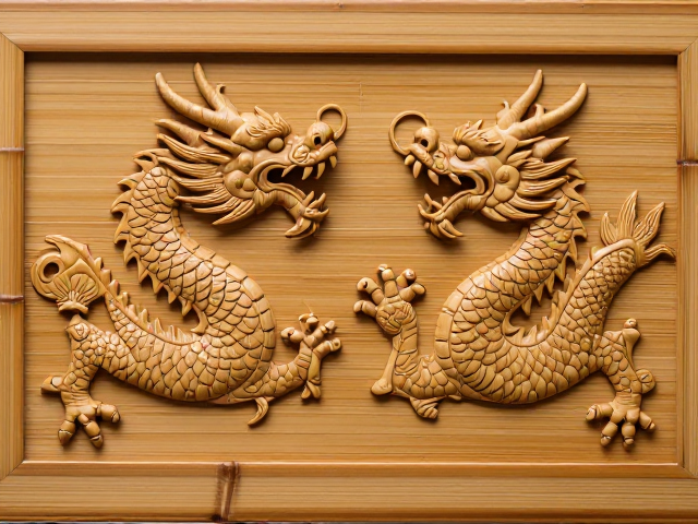 江南文人竹刻里的龙凤呈祥，溯源历史典故与匠心传承