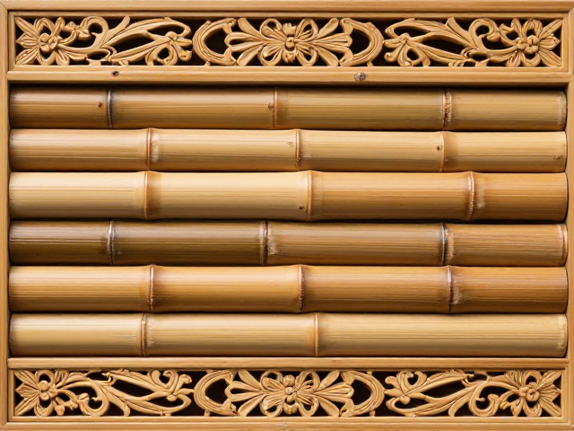 蜀南竹雕与徽派雕工秩序,楠竹上的装饰美学