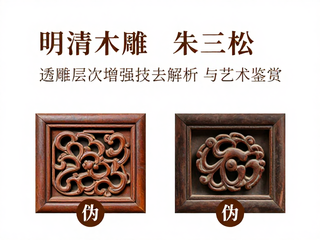 明清木雕名家朱三松,透雕层次增强技法解析与艺术鉴赏