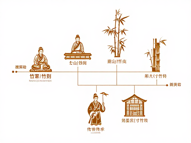 周颢竹刻,近现代名家体系形成与家族传承揭秘