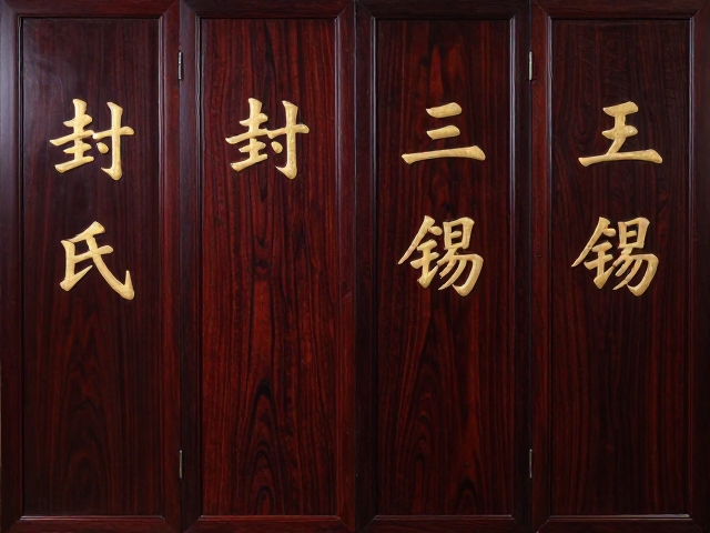 紫檀屏风挂屏鉴赏,封氏三锡传承与古韵之美
