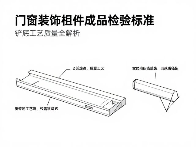 门窗装饰构件成品检验标准,铲底工艺质量全解析