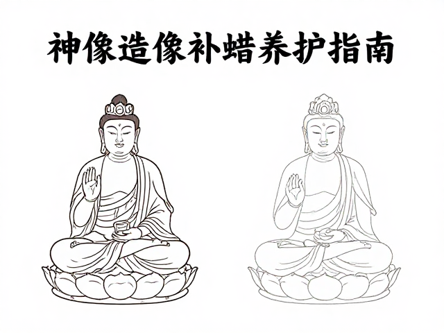 神像造像定期补蜡养护指南,传统纹样临摹与保养技巧