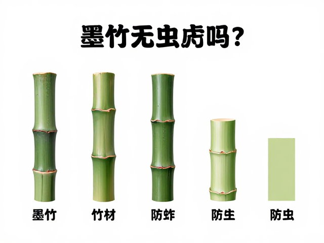 墨竹无虫蛀吗?详解竹材分类与防蛀干货