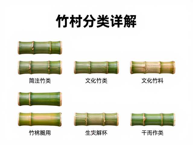 竹材分类详解,竹节定制雕刻用料需求稳定,源头直供选材指南