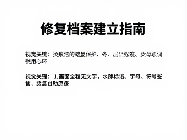 烫痕修复与蜡层养护,修复档案建立指南