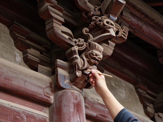寺庙木雕修缮与根雕作品修复,漆面修复工艺全解析