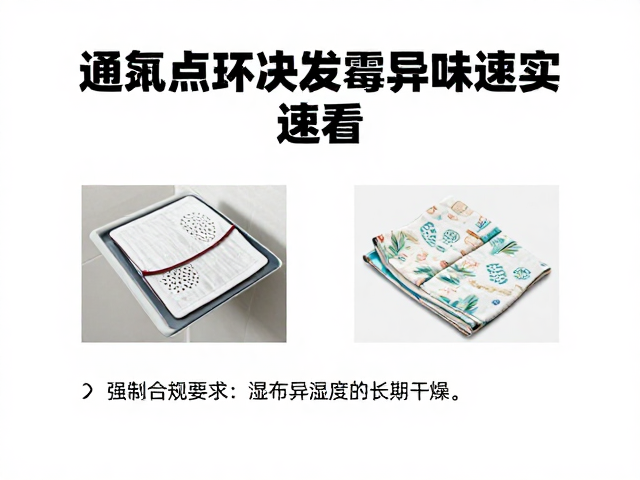 通风,湿布久盖,环境干燥,3大要点解决发霉异味,速看