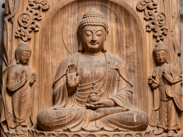 木雕佛像阴刻保养，保持通风干燥防裂指南