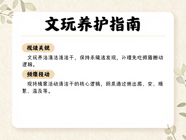 文玩养护指南,保持环境清洁干燥,避免频繁搬动
