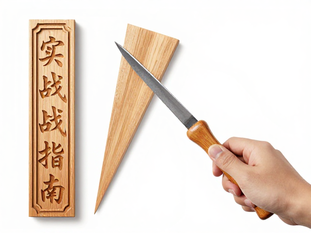 木雕楹联打坯技巧,三角刀法详解与实战指南