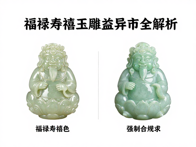 福禄寿禧玉雕寓意，材质题材与历史故事全解析
