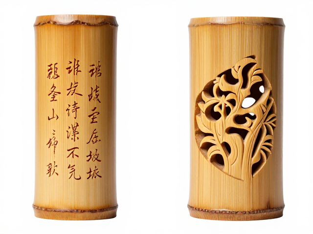 蜀南竹雕与浙派竹雕对比,融合诗文书法的非遗匠心