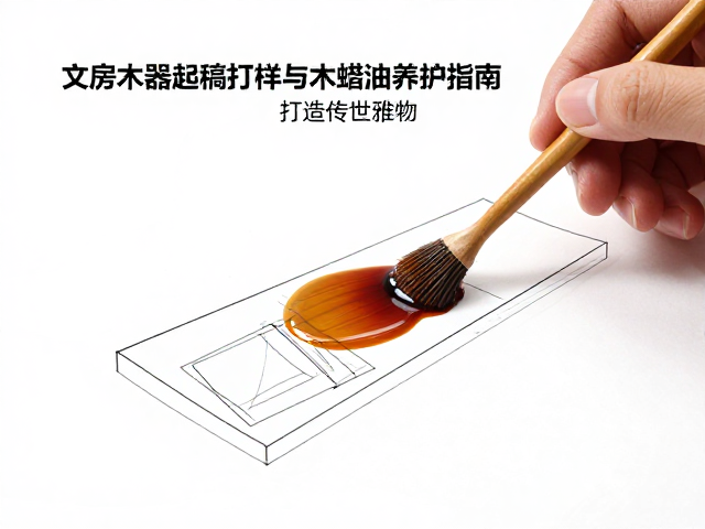 文房木器起稿打样与木蜡油养护指南,打造传世雅物