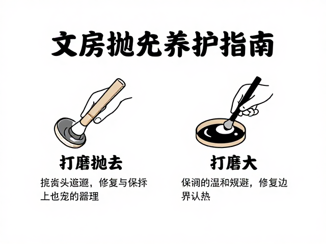 文房抛光养护指南，打磨抛光技巧与日常保养全解析
