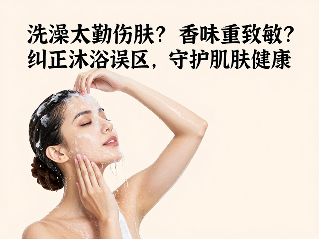 洗澡太勤伤肤?香味重致敏?纠正沐浴误区,守护肌肤健康