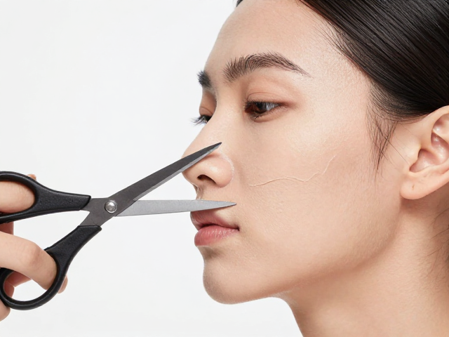 剪刀打滑修脸失误？确认是否需修，严重剪缺别硬修