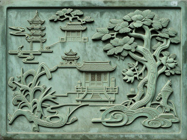 留青薄意雕刻,层次繁而不乱,细部纹理精致之美