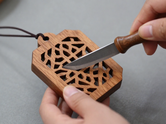 檀木镂空香囊制作,基础握刀运刀训练教程