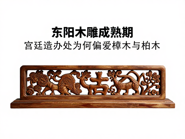 东阳木雕成熟期，宫廷造办处为何偏爱樟木与柏木？