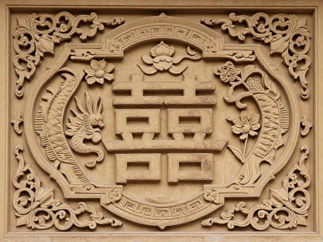 透雕浮雕婚嫁祝愿,揭秘中式礼制文化中的吉祥寓意