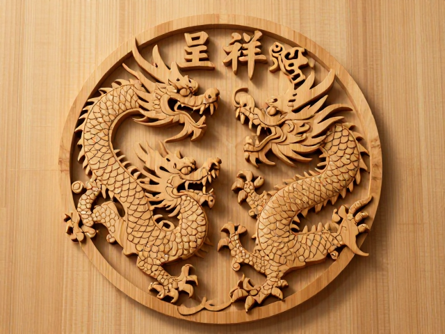 龙凤呈祥榫卯纹饰,解读民俗文化中的吉祥寓意与匠心传承