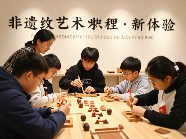 非遗体验课程,榉木工艺打造沉浸式展览展示新体验