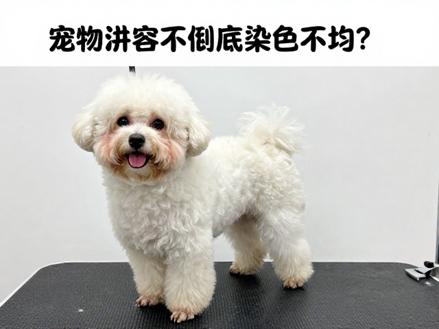 宠物美容冲洗不彻底致染色不均?3步补救技巧详解