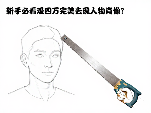 新手必看,如何用手锯完美呈现人物肖像?修边细节全解析