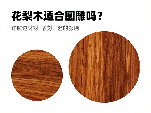 花梨木适合圆雕吗?详解边材对雕刻工艺的影响与选材技巧